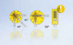 Special strain gauges for temperatures up to 350 degrees C