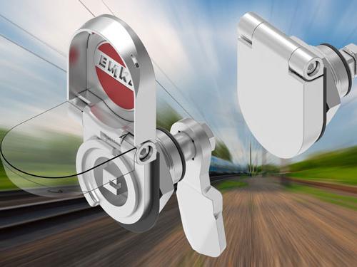 Visual indication from IP69K compression latch 