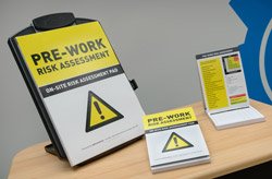 Risk assessment pads help to improve workplace safety