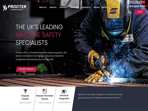 Procter Machine Safety strengthens leadership with revamped website