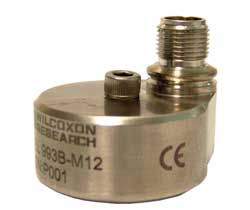 Rugged triaxial accelerometer suits rotating equipment