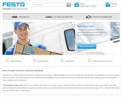 New web shop makes it easy to buy ex-stock Festo components