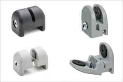 Protective panel mounts for machines
