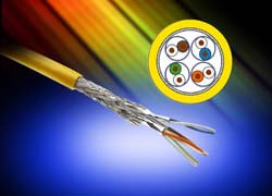 Flexible 10 Gigabit Ethernet cables for automation applications