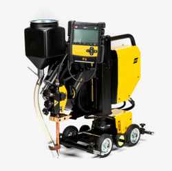 Versatile and user-friendly tractor for welding and gouging