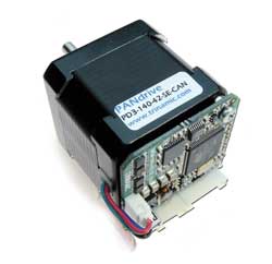Stepper units incorporate motion control and encoder functions