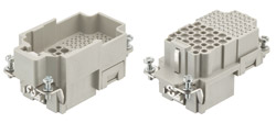 New multi-pole connectors for power and signals