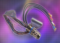 Micro interconnect assemblies for digital, RF, HV and power