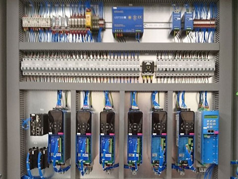 Control panels and desk assembly from Dunford and Pearson