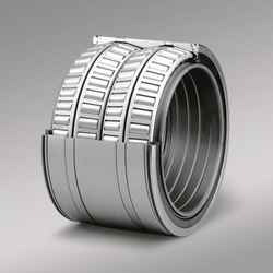 Longer-life four-row tapered roller bearings for rolling mills
