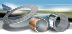 INA metal-polymer composite plain bearings replace Permaglide