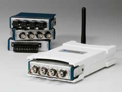 Wi-Fi and Ethernet DAQ devices include signal conditioning