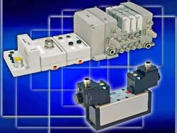 Pneumatic valves comply with ISO 15407 and ISO 5599