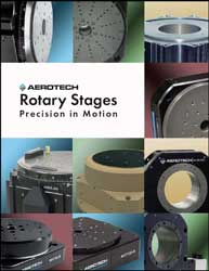 New brochure for extensive range of rotary stages