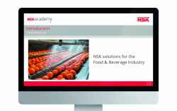 New online training for food and beverage bearing applications