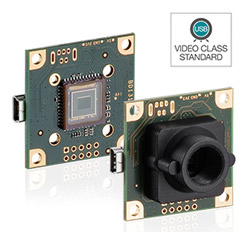Platform-independent, board-level USB industrial cameras