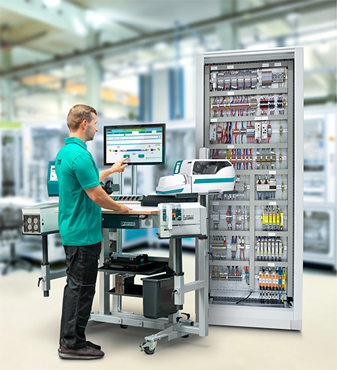 Efficient panel building through automated wire and cable identification