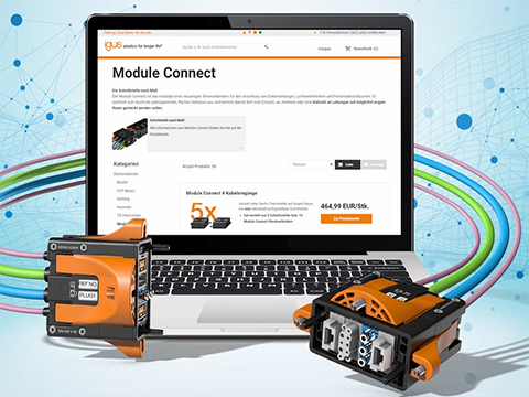 Tailor-made cable interfaces with new online shop for Igus Module Connect