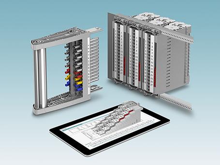 3D online configurator for modular plug-in test systems