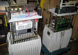 New drives installed inside oil-cooled drive casings