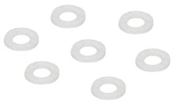 Nylon washers seal wall-mounted enclosures