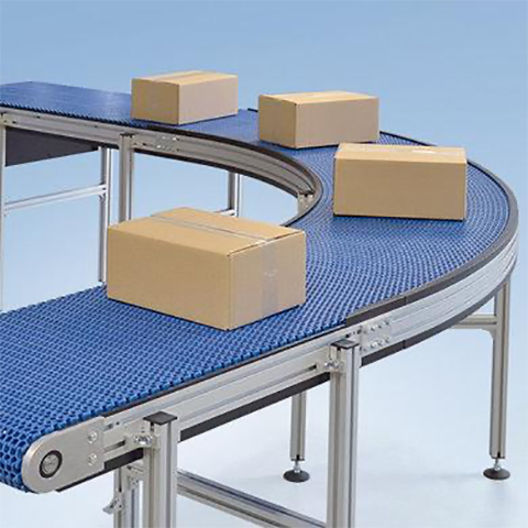 Sturdy conveyor with modular belt from mk
