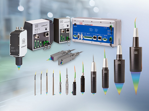 Two-sided thickness measurements using just one controller