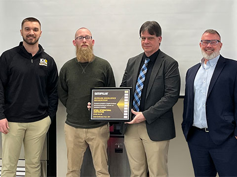 SPIROL Receives 2025 Supplier Excellence Recognition Award from Caterpillar