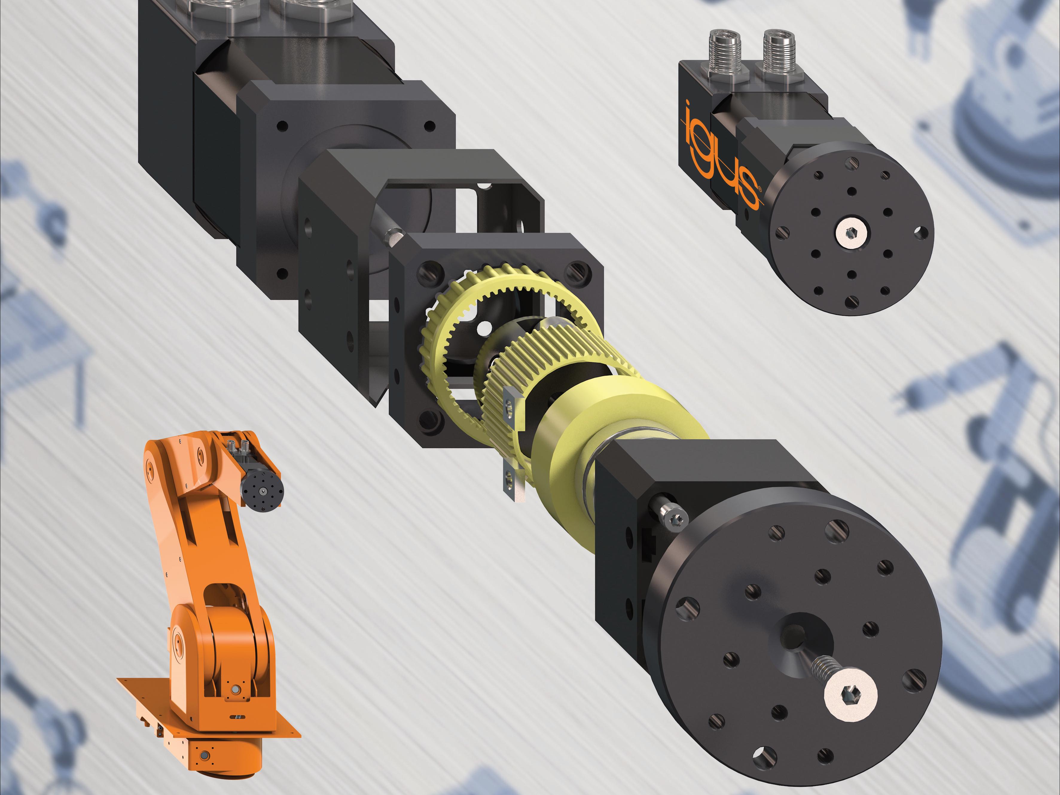 Tribo-polymers make strain wave gears cost effective and lightweight 