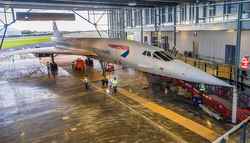 Concorde completes final journey to new £19m home