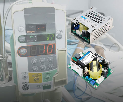 EN60601 compact power supplies extend medical range