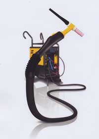 Tig torches have welding current controls in the handle