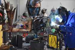 ESAB welding and cutting kit provides versatility for sculptures