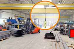 guidefast control system for the manual control of indoor cranes
