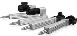 Electric linear actuator designed for welding applications