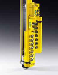 Safety light curtains can detect fork lift trucks