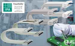 igus e-skin energy chain certified to ISO Class 1 for cleanrooms
