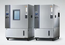 Extended range of fast-cycling environmental test chambers