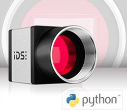 uEye Python interface for interactive programming of IDS cameras