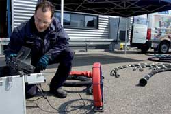 Hose testing service available on site or at technology centres