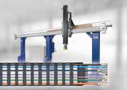 Side-mounted energy chain for high-speed linear robots