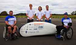 Additive manufacturing in human-powered landspeed record attempt