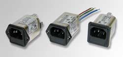 Filtered power-entry modules now rated to 10A