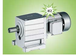 New range of energy-efficient IE2 geared motors