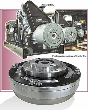 Electromagnetic clutches for marine and hydraulic pump applications