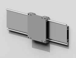 How to install hybrid linear guides on vertical surfaces