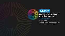2019 UKIVA Machine Vision Conference and Exhibition