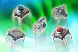 New family of sealed through-hole subminiature tact switches
