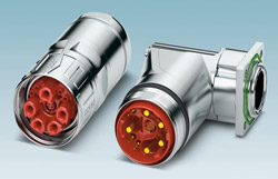 M40 hybrid connectors for signal, data and power transmission