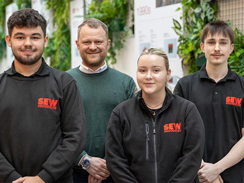 SEW-EURODRIVE UK expands with five new team members to boost automation offering